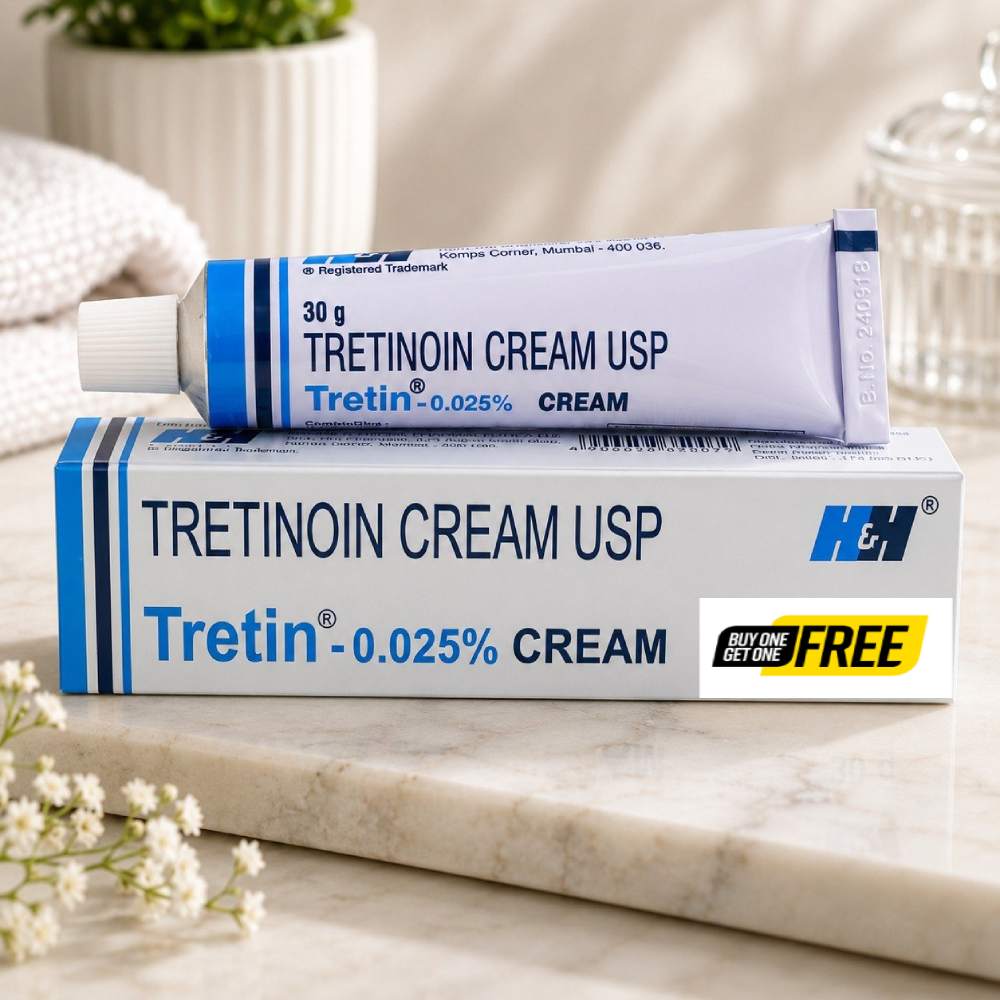 Tretenoin tretin 0.025 Cream Anti Acne Cream 30gms