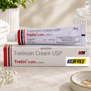 Tretin 0.05 Tretenoin Cream Anti Acne Cream 30gms