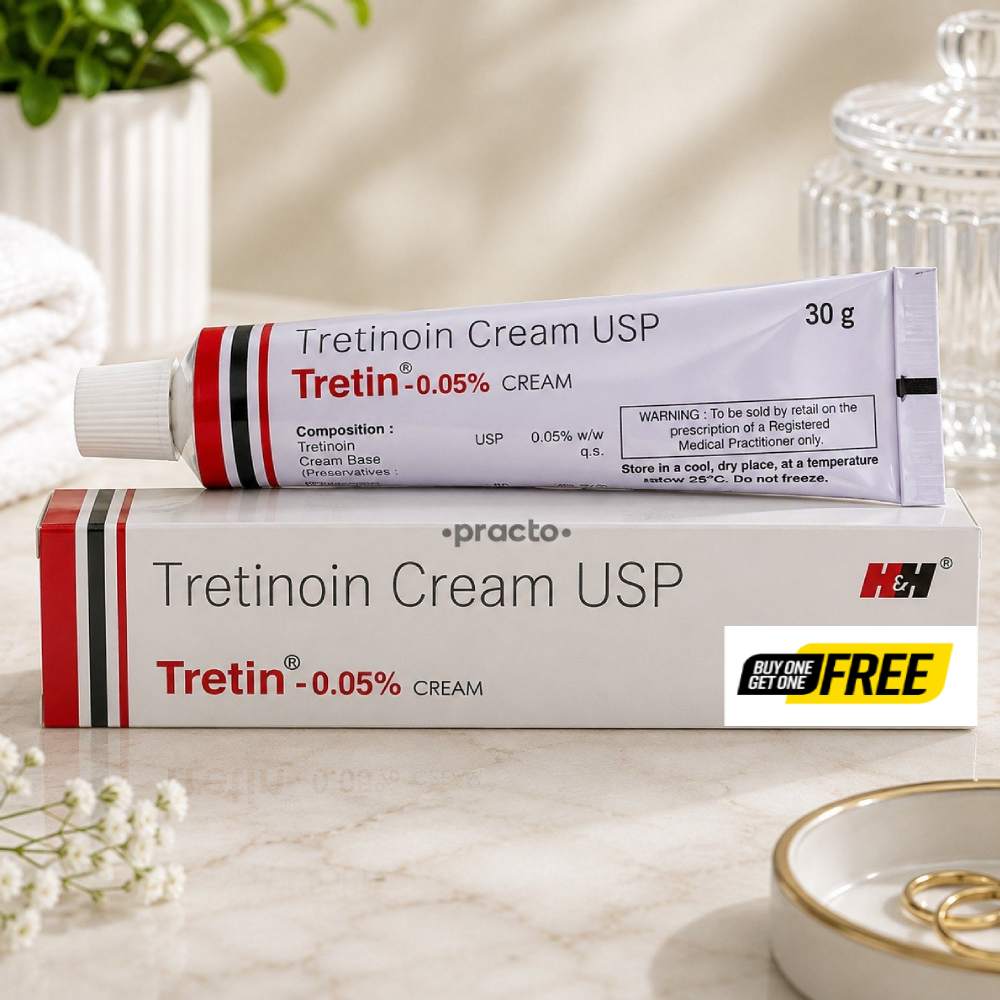 Tretin 0.05 Tretenoin Cream Anti Acne Cream 30gms