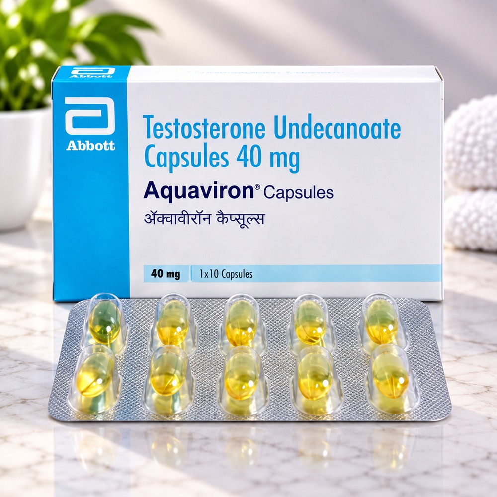 Testosterons Testheal 40 Soft Gelatin Caps Aquavirono