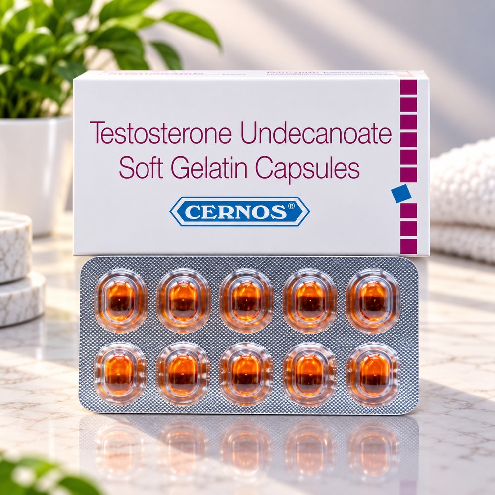 Testosterons Testheal 40 Soft Gelatin Caps Cernos