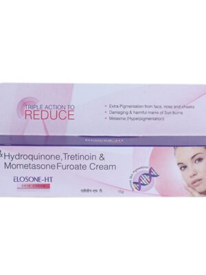 ELOsone-HT Cream for treats melasma by lightening dark facial patches, 15gm ( 2 pcs )