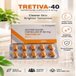 Isotretinoiniee Tretinac 40MG Tretiva Anti-Acne Clear Skin gel Caps 30 caps