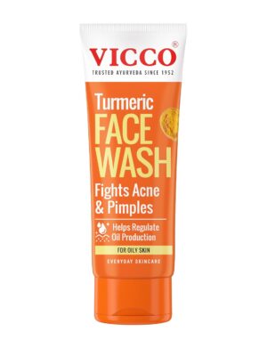 Turmeric Face Wash I Ayurvedic Turmeric Face Wash Controls Oil Fights Pimple & Acne 100gm
