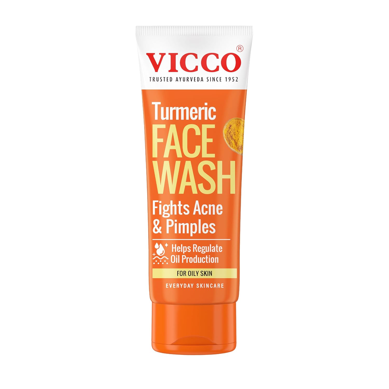 Turmeric Face Wash I Ayurvedic Turmeric Face Wash Controls Oil Fights Pimple & Acne 100gm