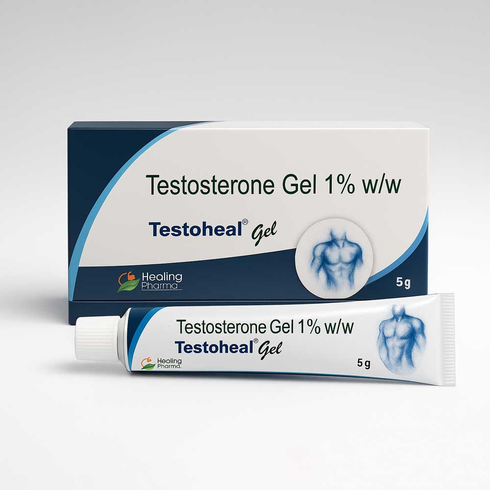 TestoBoost Testheal 1% Androw Gel, 5gms pack - Image 2