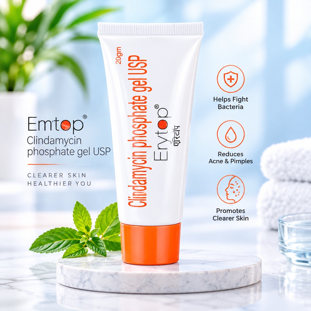 Eryto gel helps treat clear acne-pimples 20gm