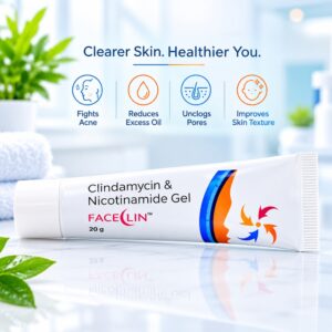 Faceolin gel helps treat clear acne-pimples 20gm