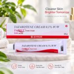 Tazrete Forte Cream Tube Tazaroteneee Cream 0.1%  20 gm