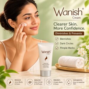Wanish Cream For Diminishes & Prevents Blemishes 50gm pack