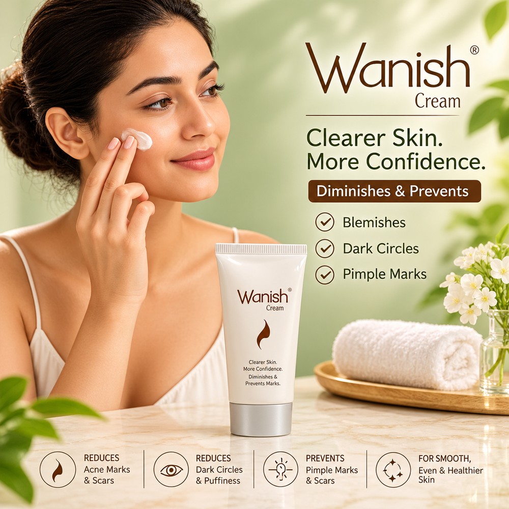 Wanish Cream For Diminishes & Prevents Blemishes 50gm pack